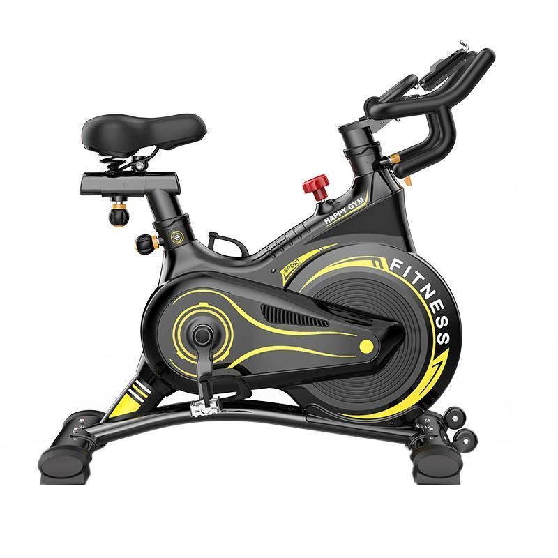 cycling equipment in gym