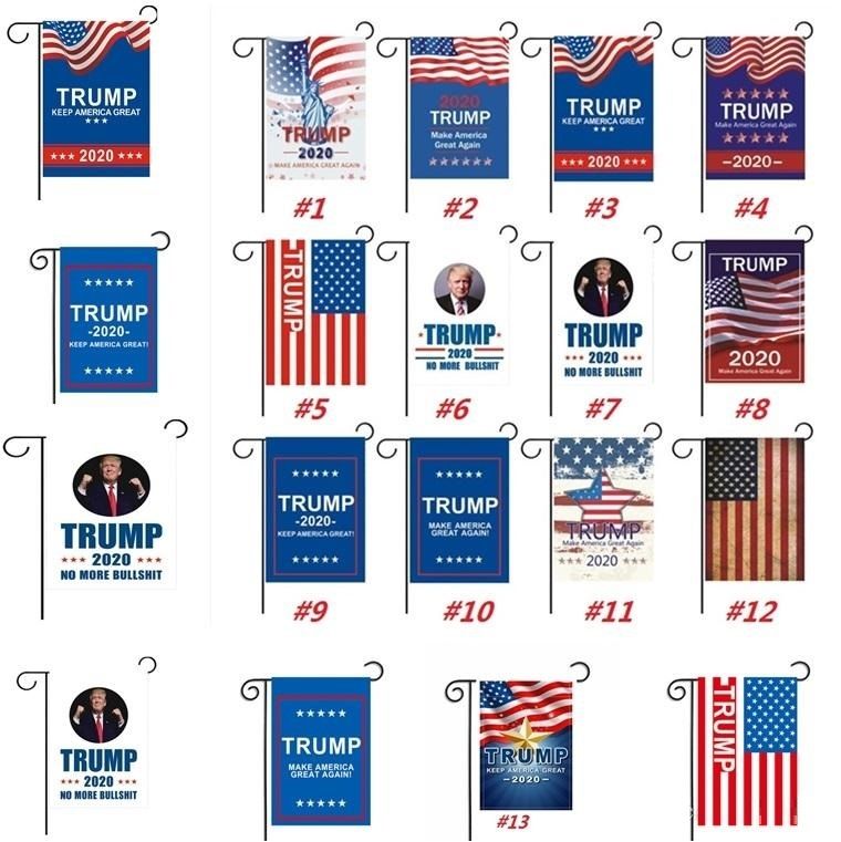 2020 Trump Garden Flags 30 X 45cm Outdoor Decorate Usa President