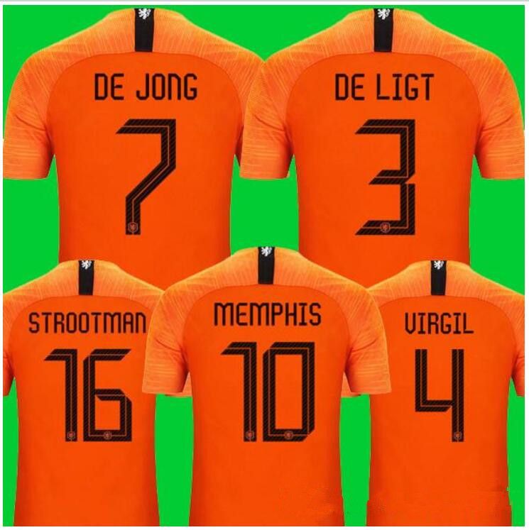 Festival Destino Gladys Liga de naciones 18 19 camiseta de Holanda camiseta de fútbol de Holanda  Naranja camiseta de
