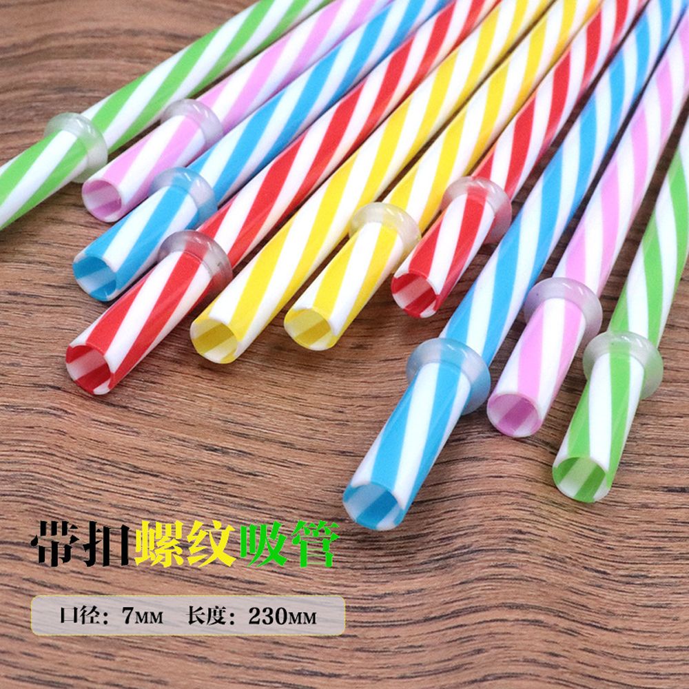25PCS Party Supplies Drinking Plastic Straws Reusable For Baby Kids Birthday favors With cleaning brush
