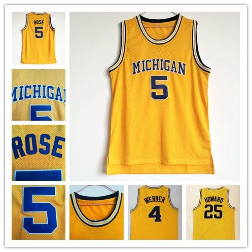 jalen rose michigan jersey