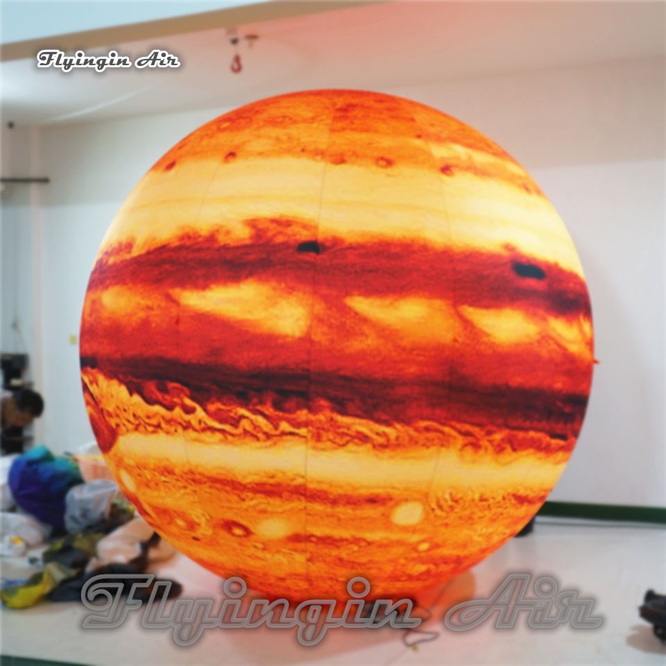 2019 Personalized Lighting Solar System Inflatable Eight Planets Balloon 2m Diameter Hanging Sun With Planets For Museum And Party Decoration From
