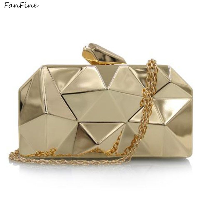buy gold clutch bag