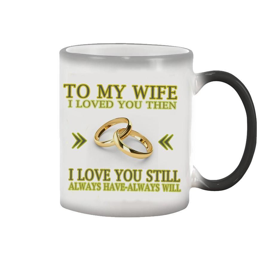 to my husband color changing mug