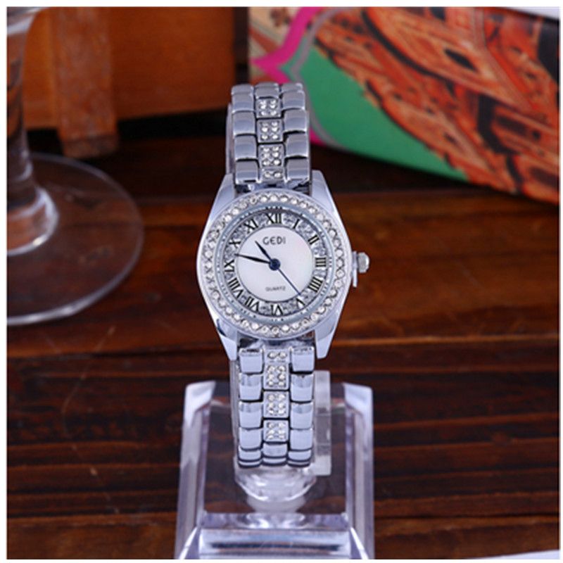 diamond studded watches for women