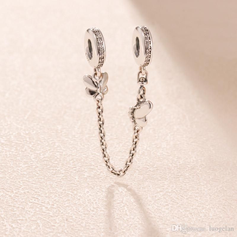 European Charm Bracelets Safety Chain Fit Women Fashion Jewelry Making Accessory
