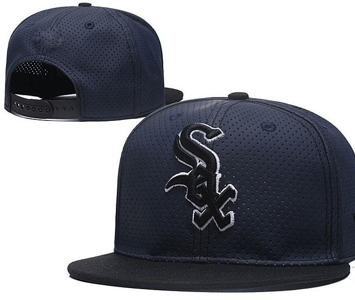 leather white sox hat