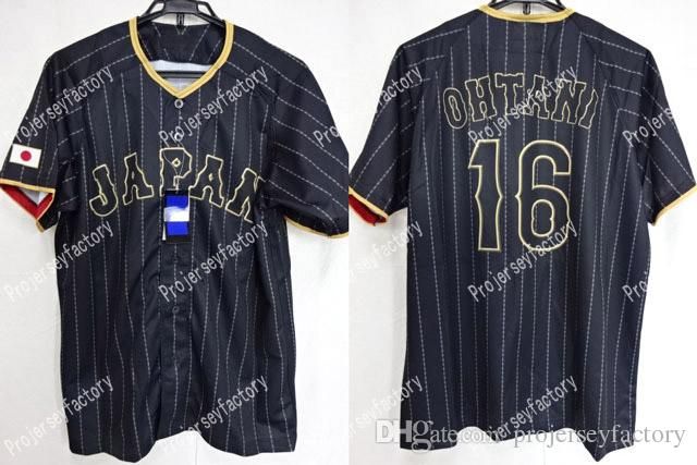 17 Shohei Ohtani Jersey Samurai 16 Japan Ohtani Black White 100% Stitched  Custom Any Name Any Number Movie Baseball Jersey From Projerseydealer,  $20.64