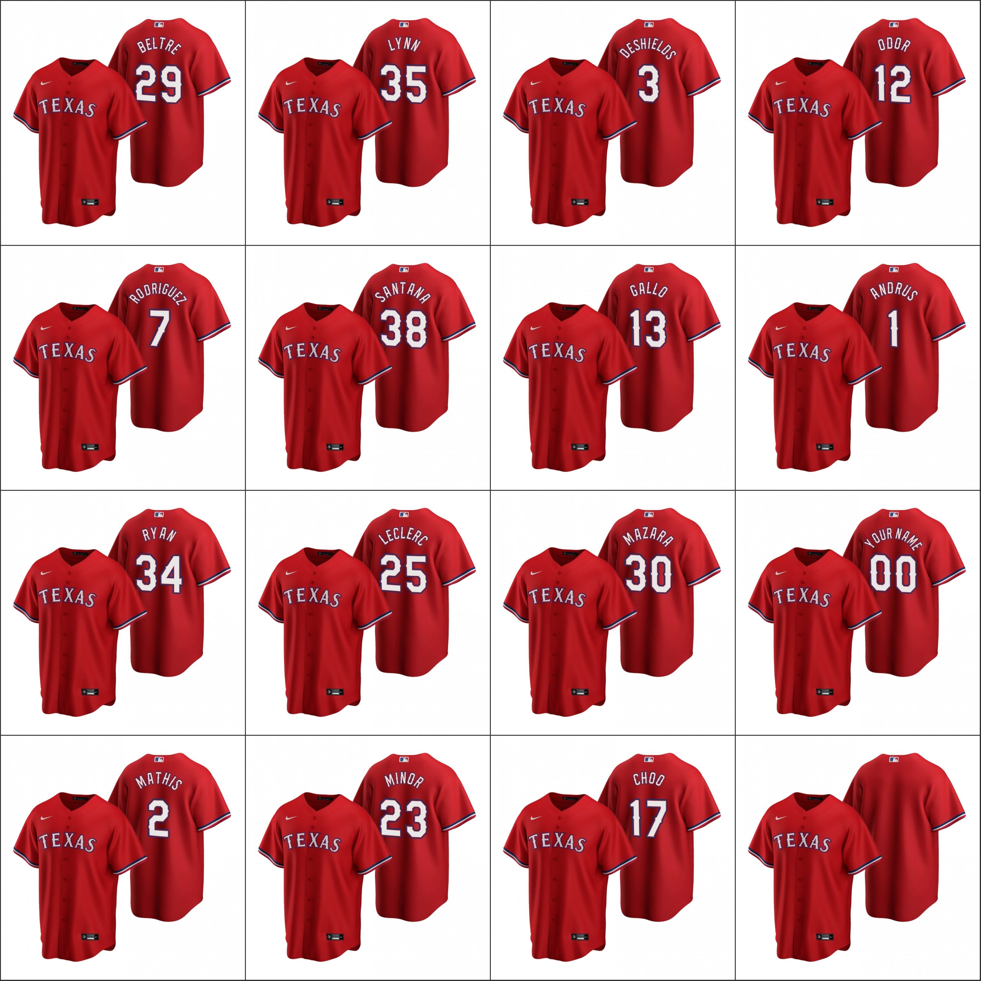 adrian beltre red jersey
