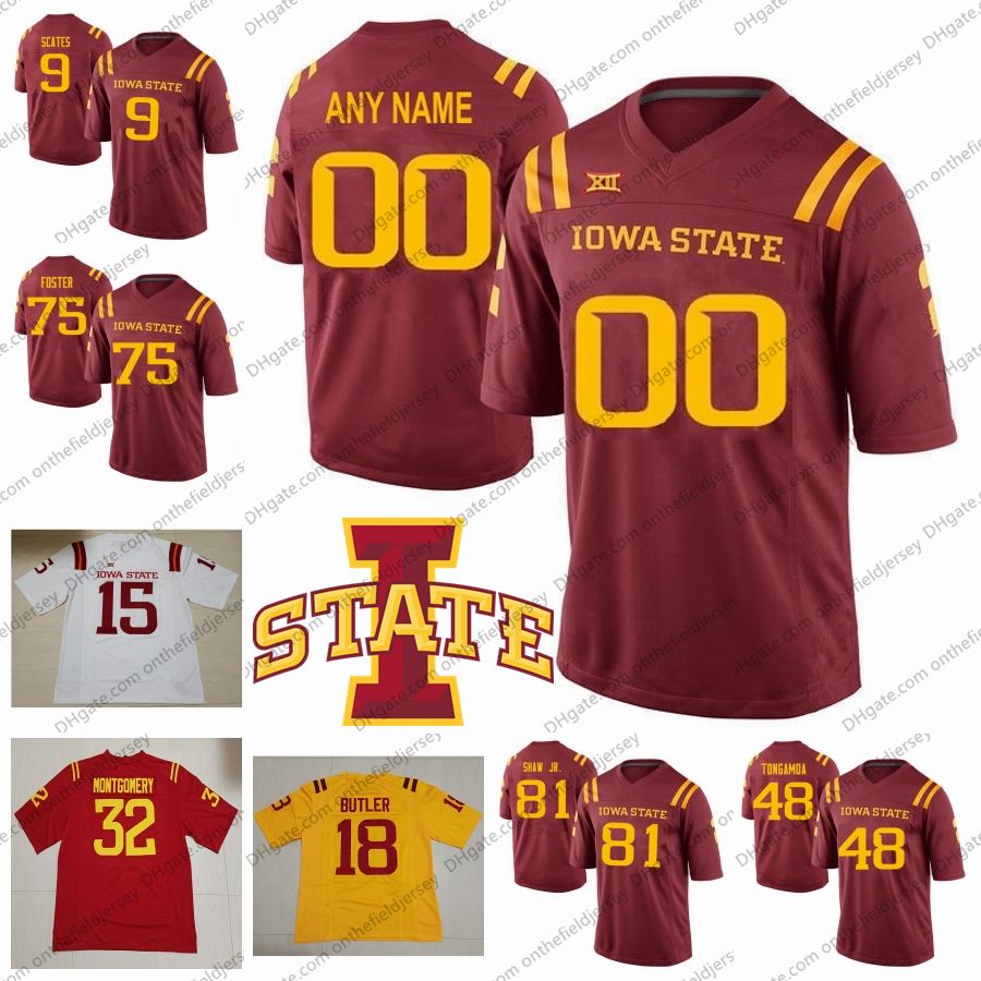 Iowa state football jerseys for sale Clearance