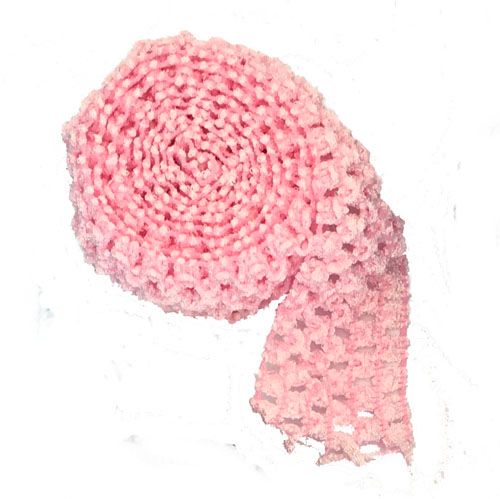 Baby roze hoofdband trim