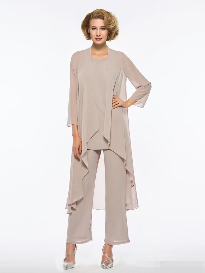 Bride Pant Suit Chiffon 