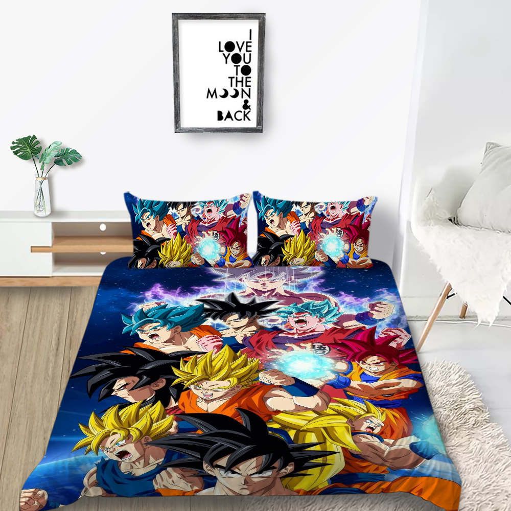 dragon ball z baby crib set