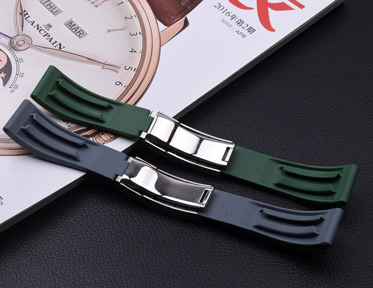 Guarda Gli Accessori Natura Cinturino In Gomma Siliconica Cinturino Uomo Cinturino  Rolex Submariner GMT Bracciale OYSTER 20mm Da 27,77 € | DHgate Italy