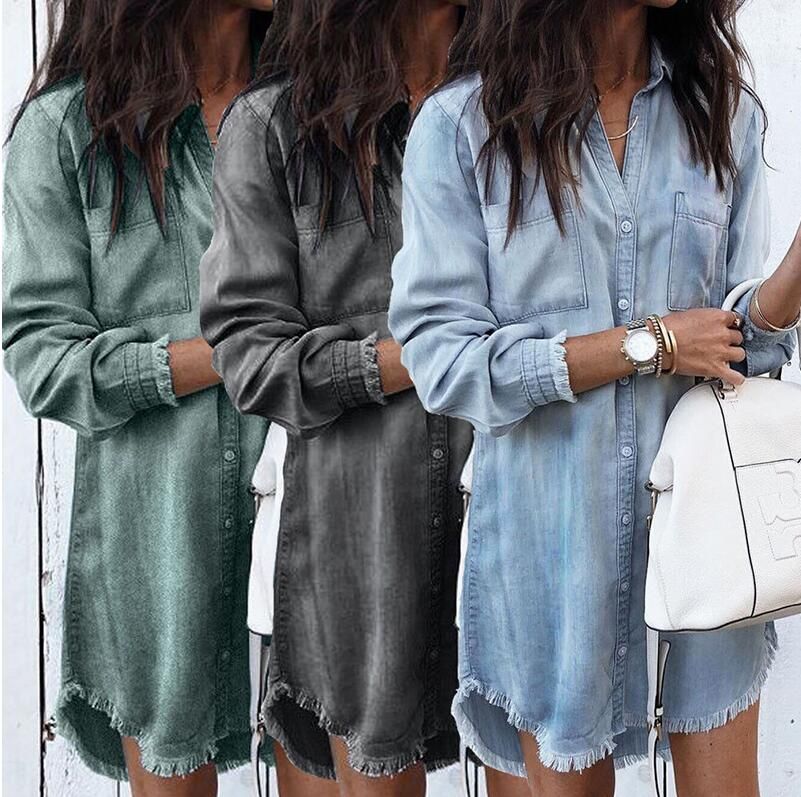 denim shirt outfits for ladies