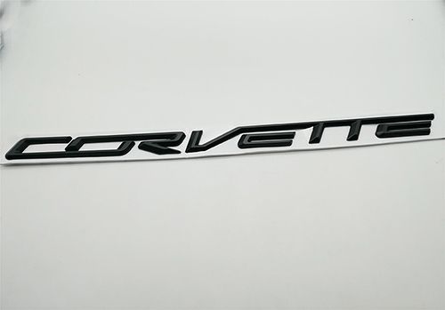 &quot;Corvette&quot; Letter:Black