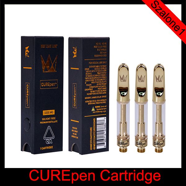 12 Flavors West Coast Cure Pen Cartridges 0.8ml Curepen Vape Carts