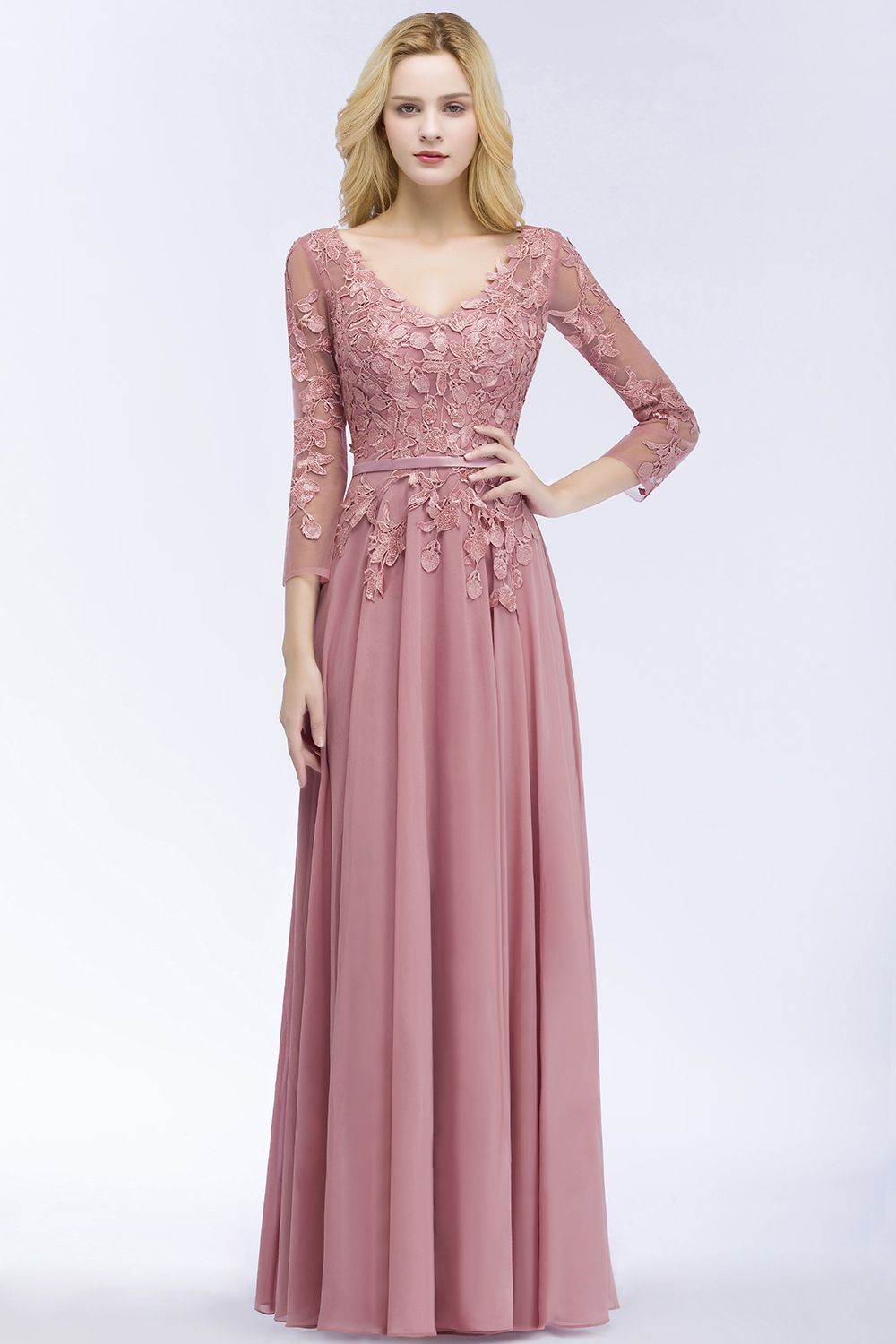 long pink dress cheap