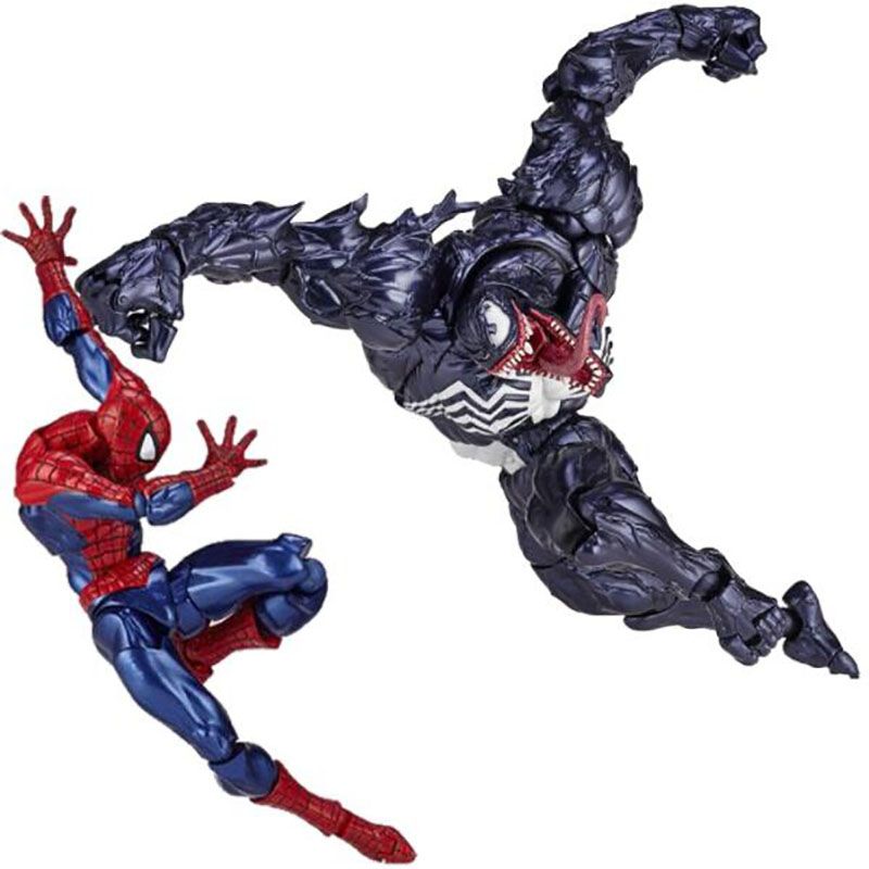 spiderman and venom action figures