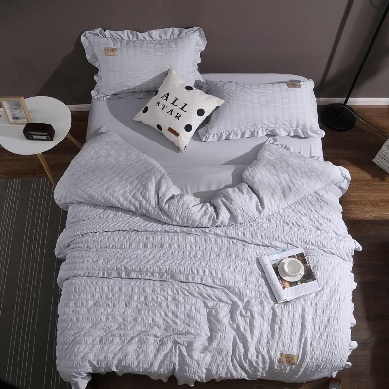Luxury Bedding Set Flat Bed Sheet Brief Duvet Cover Sets King ...