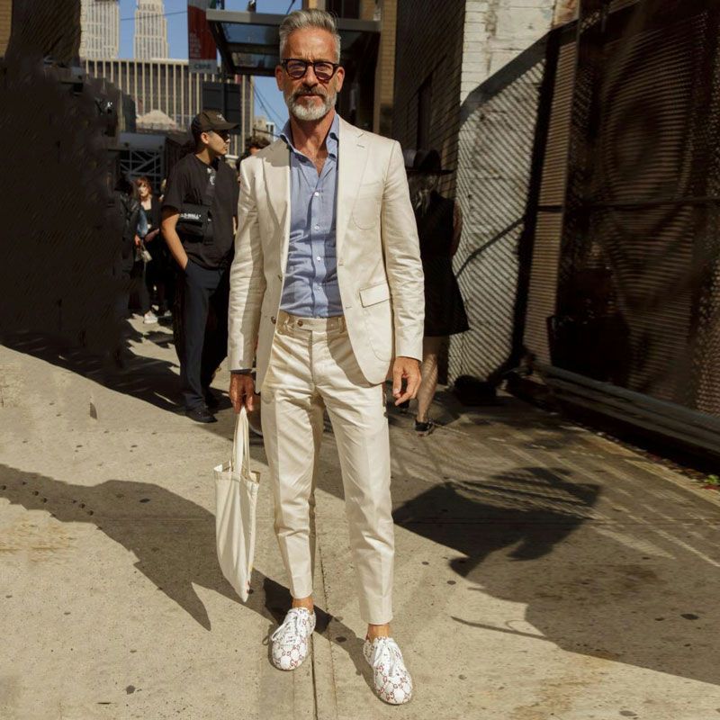 slim fit linen suit pants