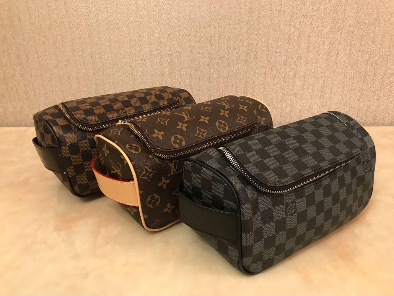 Compra 166 LOUIS VUITTON hombres De La Calidad De Gama Alta Que Viajan  Neceser Mujeres De La Moda De Gran Capacidad De La Bolsa Bolsas De  Cosméticos Bolsa De Maquillaje De Tocador
