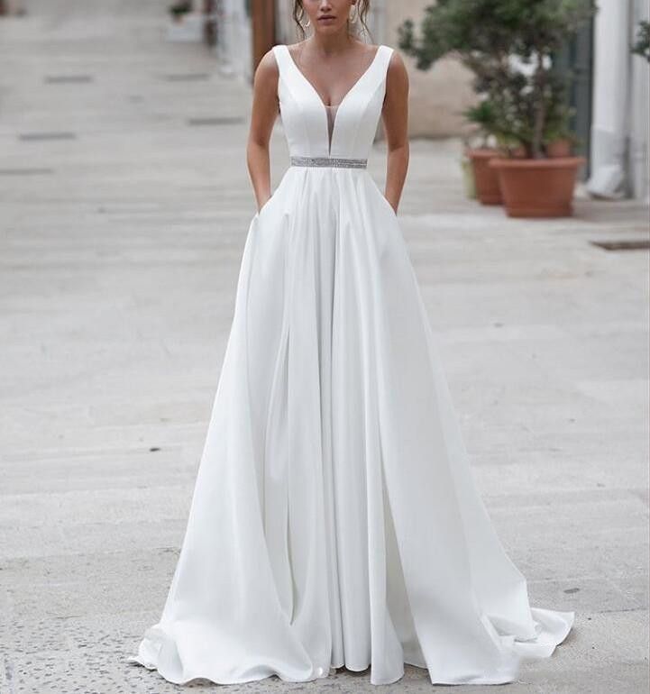 a line wedding dresses under 500