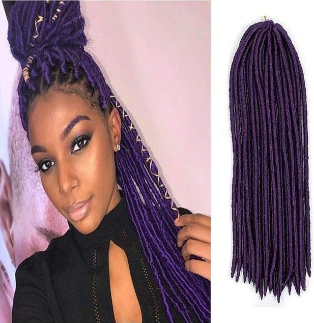 Grosshandel 6 Packs Lila 12a Grad Vollen Kopf Dreadlocks Synthetische Haar Extensions Crochet Geflechte Weiches Faux Locks Synthetic Flechthaar Von Yuanhaibohairwigs 18 9 Auf De Dhgate Com Dhgate