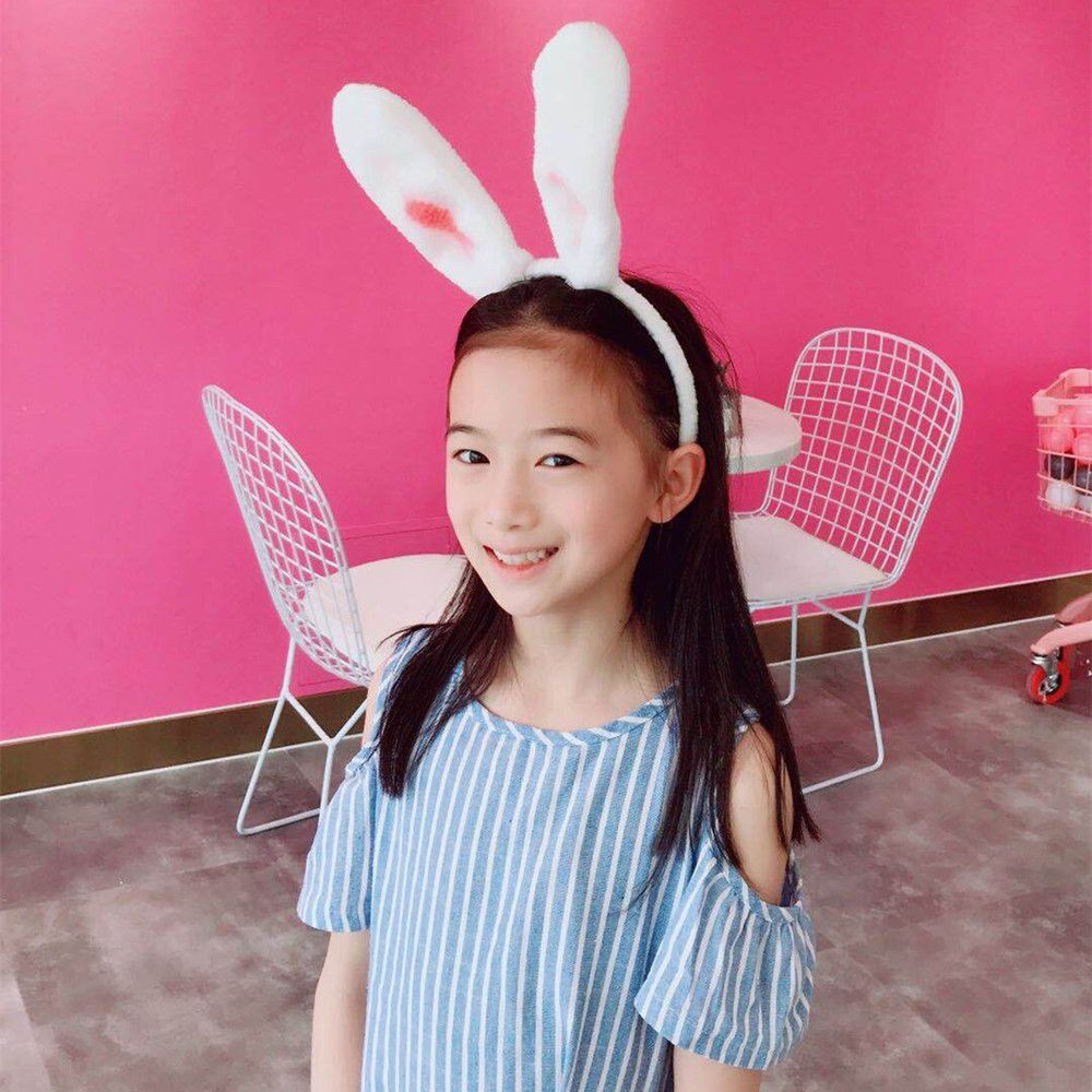 Girls Plush Rabbit Ear Hair Sticks Boutique Kids Stereo Bunny Ear