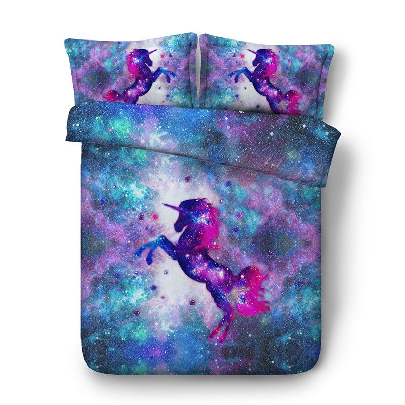 galaxy unicorn bedding