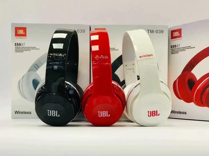 Serious spin toast TM-039 Sup New Style Bluetooth Headset JBI E55 Multi-function Bass Bluetooth Headset Noise reduction Serious spin toast TM-039 Sup New Style Bluetooth Headset JBI E55 Multi-function Bass Bluetooth Headset Noise reduction