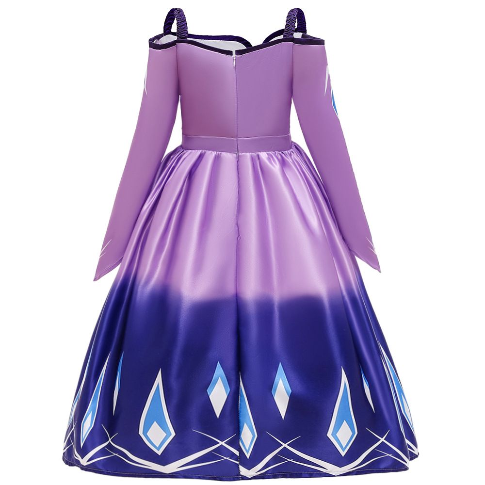 Diseñador niñas Ins de dibujos animados de Cosplay congelado 2 vestidos de los niños del partido de Cosplay del vestido de la princesa vestidos de los niños del traje de manga larga Diseñador niñas Ins de dibujos animados de Cosplay congelado 2 vestidos de los niños del partido de Cosplay del vestido de la princesa vestidos de los niños del traje de manga larga