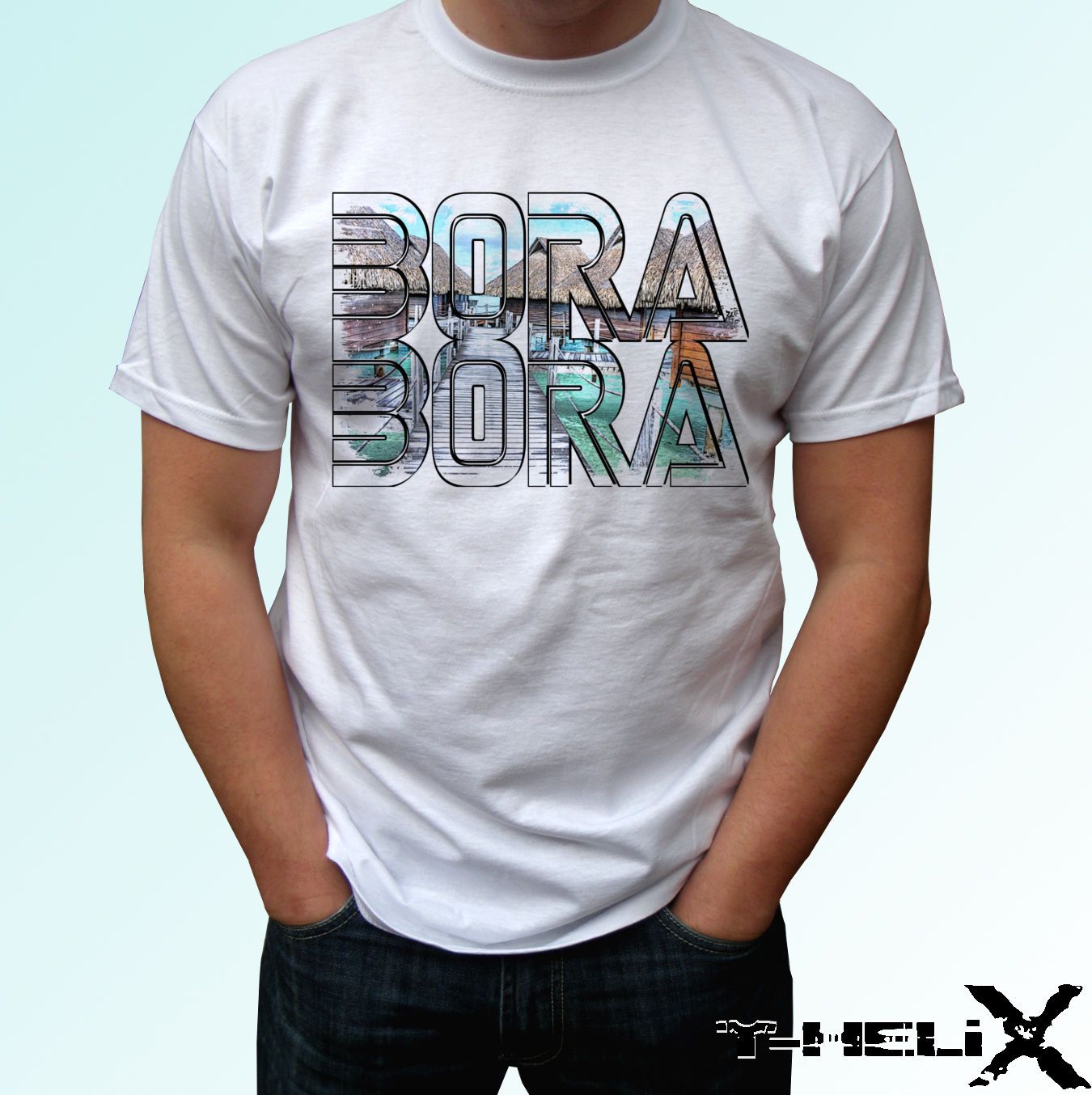 bora bora camisetas
