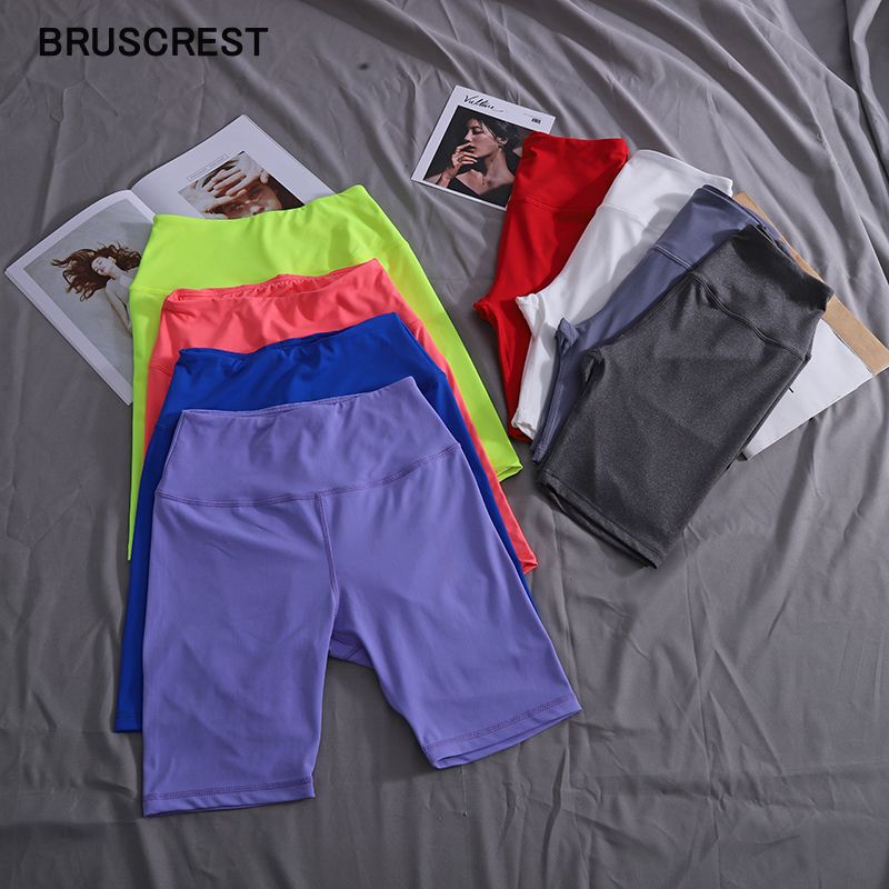 white biker shorts women's