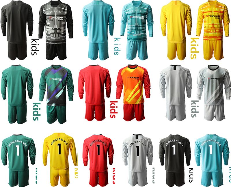 2020 uniformes de manga para CFC Jersey portero Hogar de Niños 1 Arrizabalaga