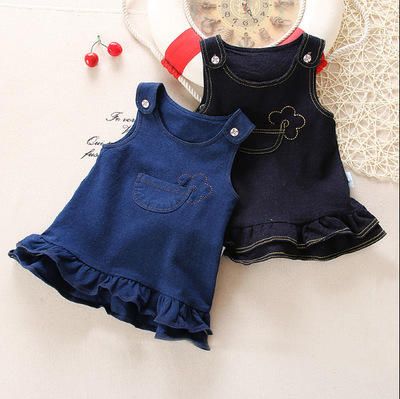 baby girl denim outfit