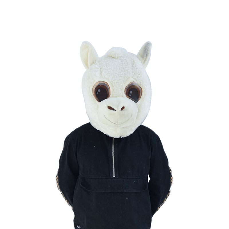 Grosshandel Schafkopf Masken Neue Ankunft Weichem Plusch Kopf Maskottchen Masken Tier Party Verwendung Kopfmasken Von Mahongfang 25 55 Auf De Dhgate Com Dhgate