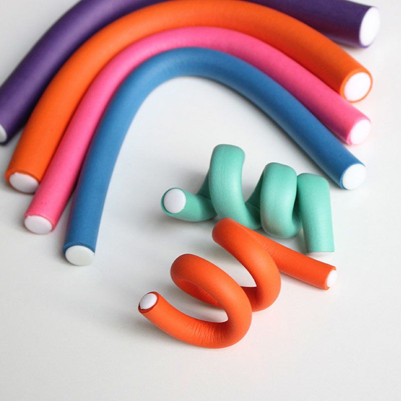 10 Pcs/set Soft Hair Curlers Magic Air Hair Rollers Curling Sticks Foam Bendy Twist Flexi Rods Diy Styling Tool Curl Hair Curler 10 Pcs/set Soft Hair Curlers Magic Air Hair Rollers Curling Sticks Foam Bendy Twist Flexi Rods Diy Styling Tool Curl Hair Curler
