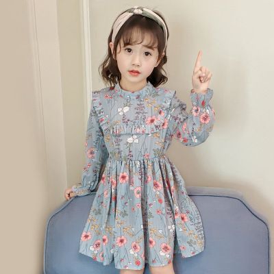 Long Sleeve Dresses For Baby Girl With Animals Princess Children Autumn Clothing