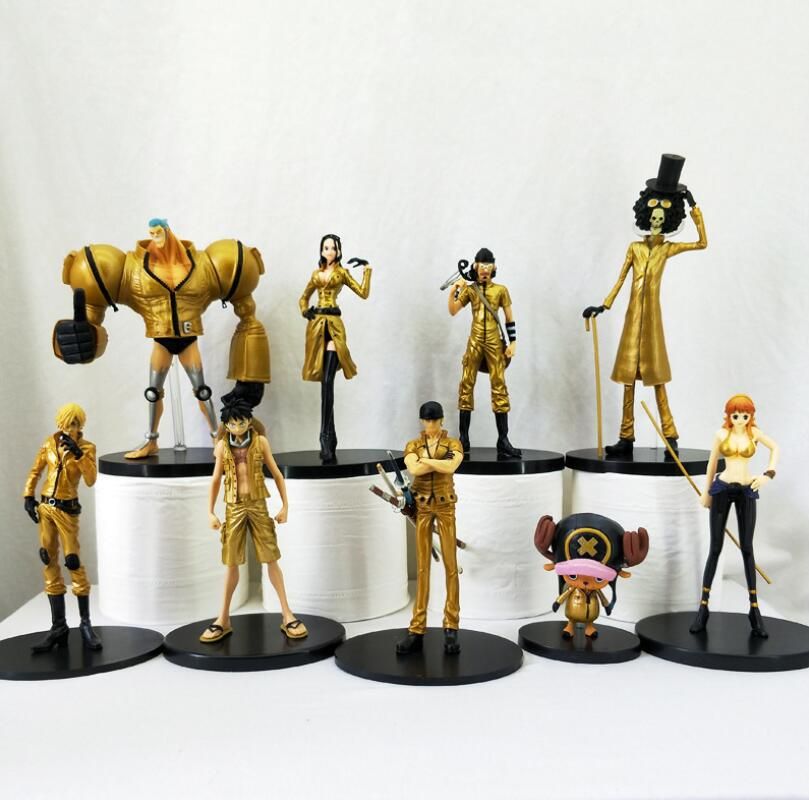Anime One Piece PVC Figuren Luffy Nami Zoro Sanji Action Figur Spielzeug Sammeln 