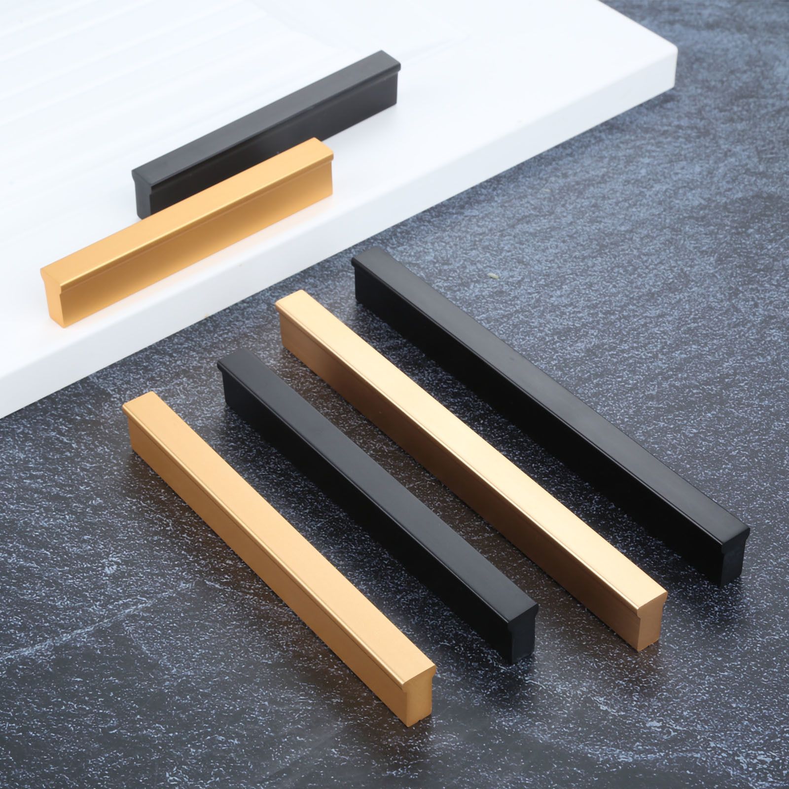 2019 Aluminium Furniture Handle Modern Cabinet Knobs And Handles Wardrobe Cupboard Drawer Kitchen Pull Knob Furniture Hareware From Jmqj66 $2 86