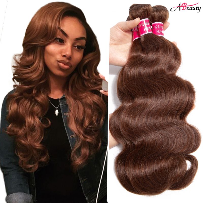 New Arrival Brazilian Body Wave Virgin Hair Light Brown Brazilian