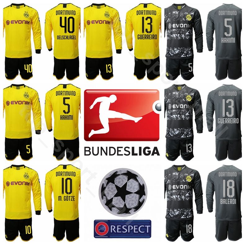 dortmund long sleeve jersey