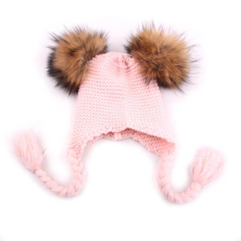 kids designer bobble hat