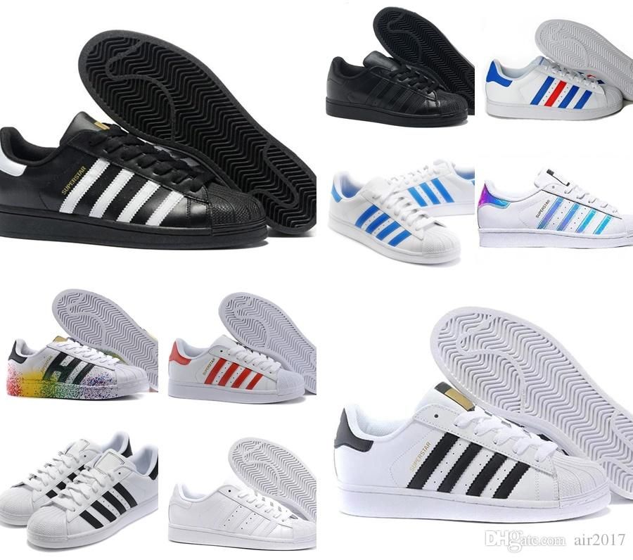 gold weiße superstars