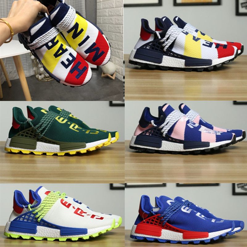 human race shoes colors