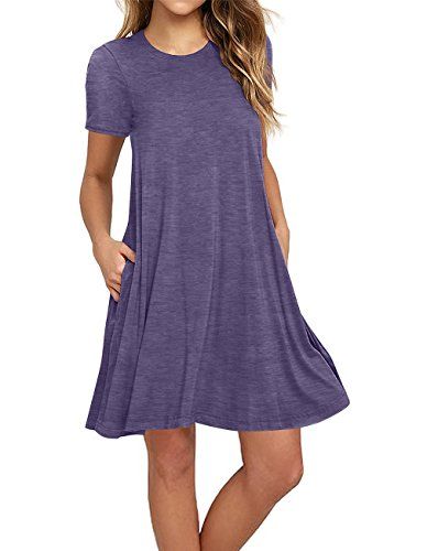 cotton swing dress with pockets