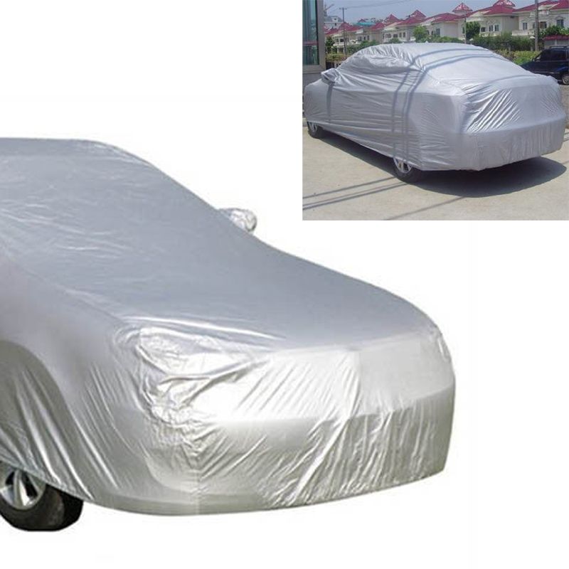 Large Full Car Cover Dacron Block Ultraviolet Rays Waterproof Outdoor Dustproof