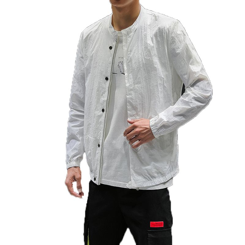 jaqueta transparente masculina