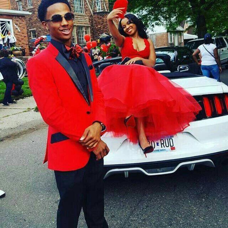 red smoking jacket costume